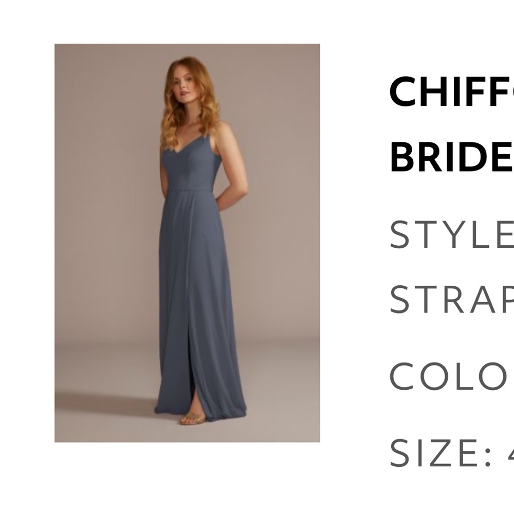 David’s Bridal Bridesmaid Dress never worn